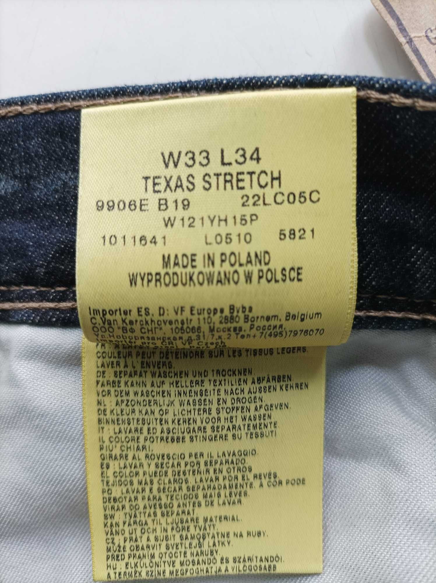 Винтажные джинсы Wrangler W33 L34