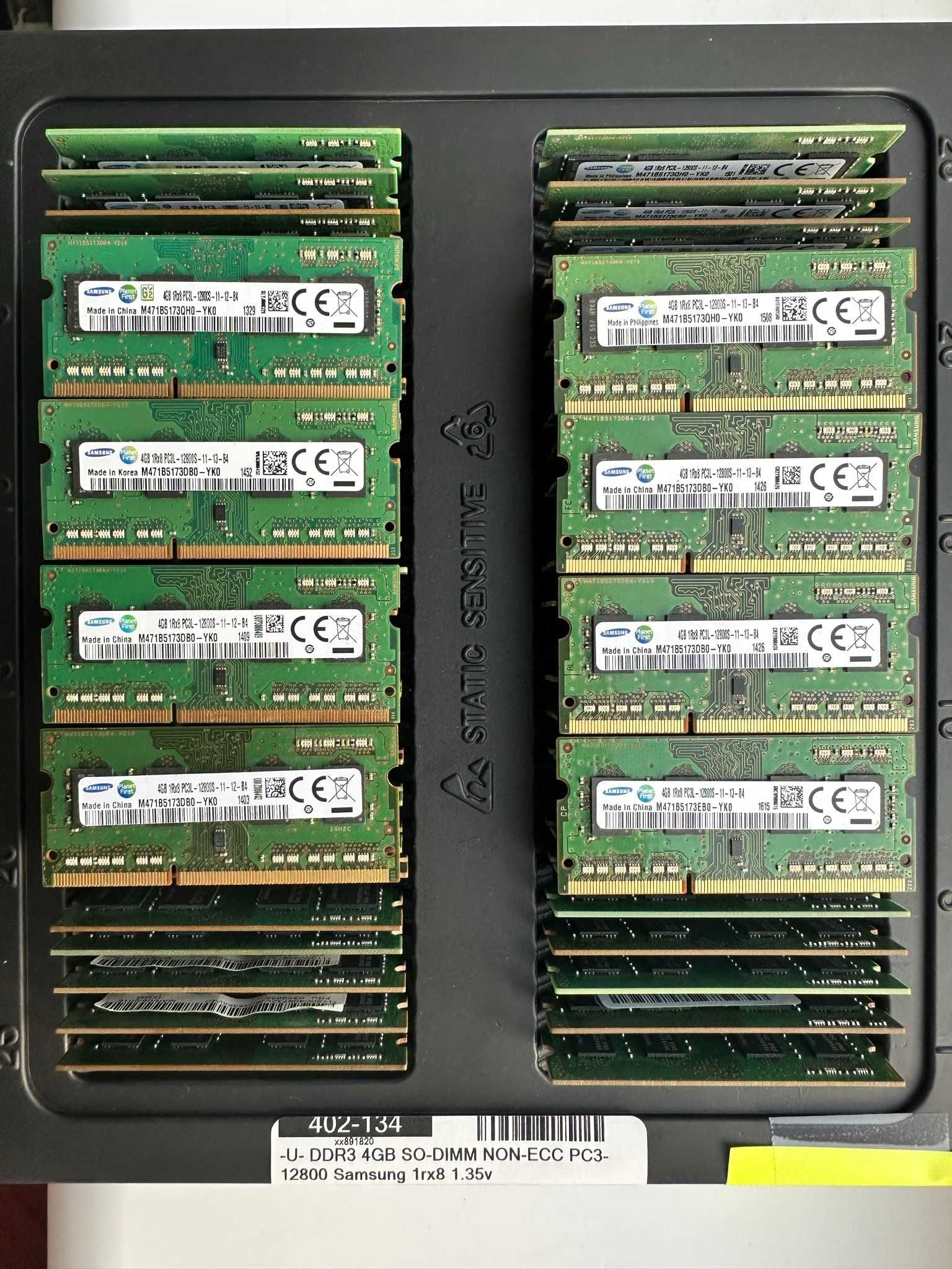 Опт Лот 10шт DDR3 PC3|PC3L 4gb 1.5| 1.35v 1600| 1333  пам'ять So-Dimm