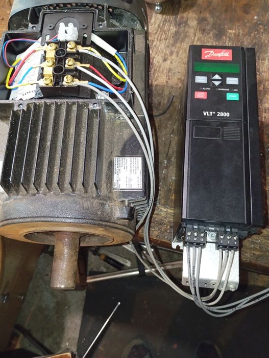 Silnik 3 kW 2800.obr plus falownik