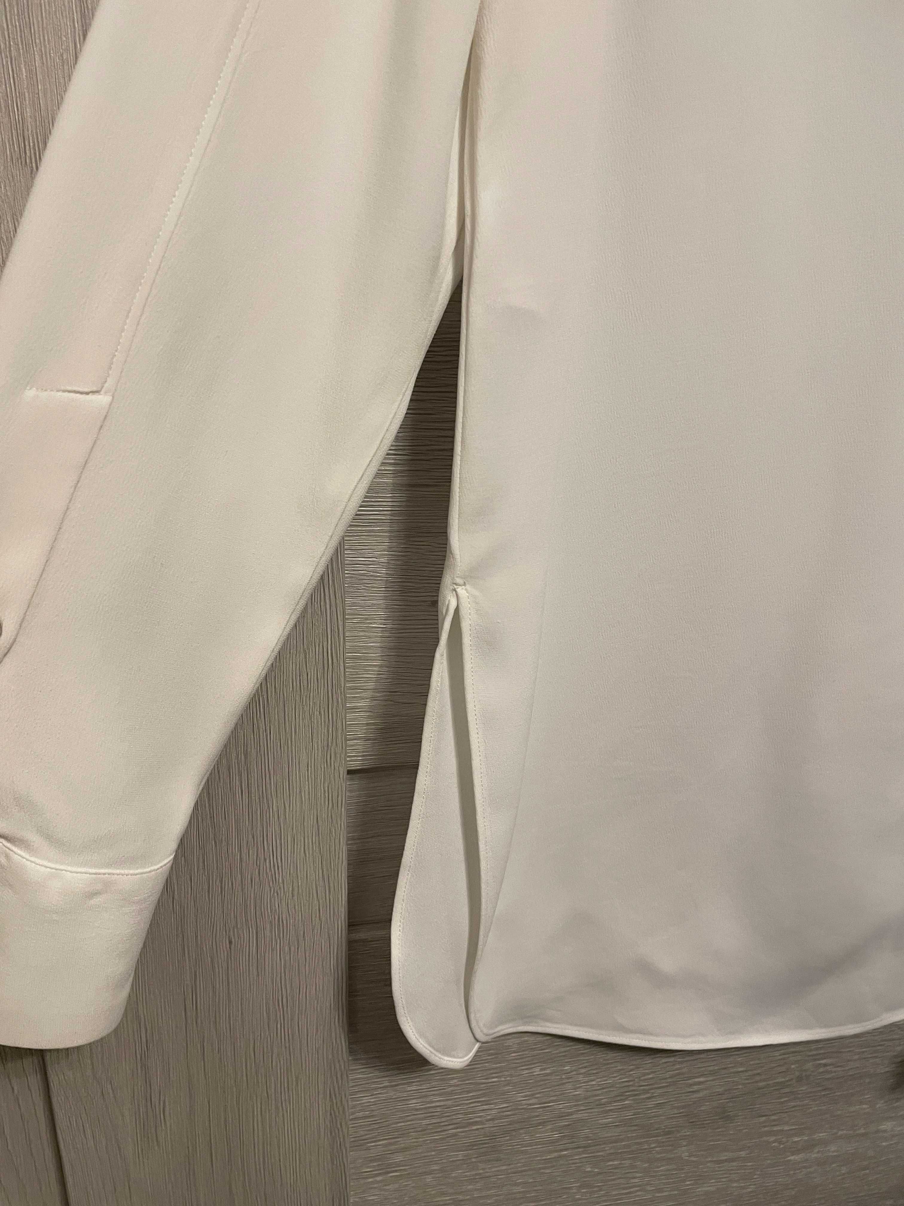 Koszula bluzka Massimo Dutti r. 40 kremowa