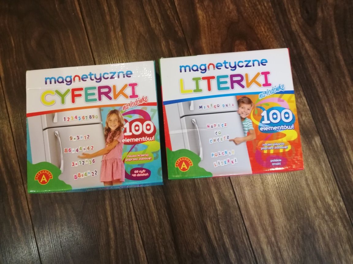 Literki i cyferki magnetyczne