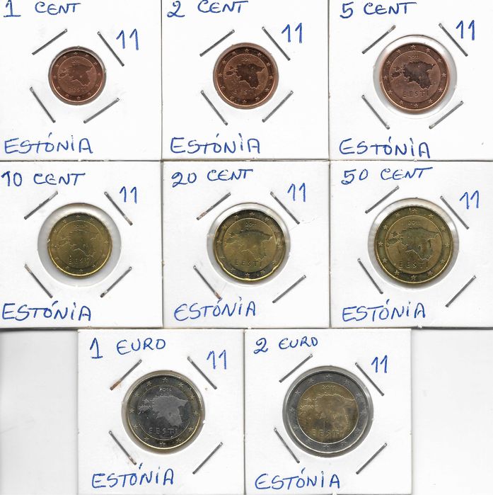 Estónia 2011 - Set sem circular.