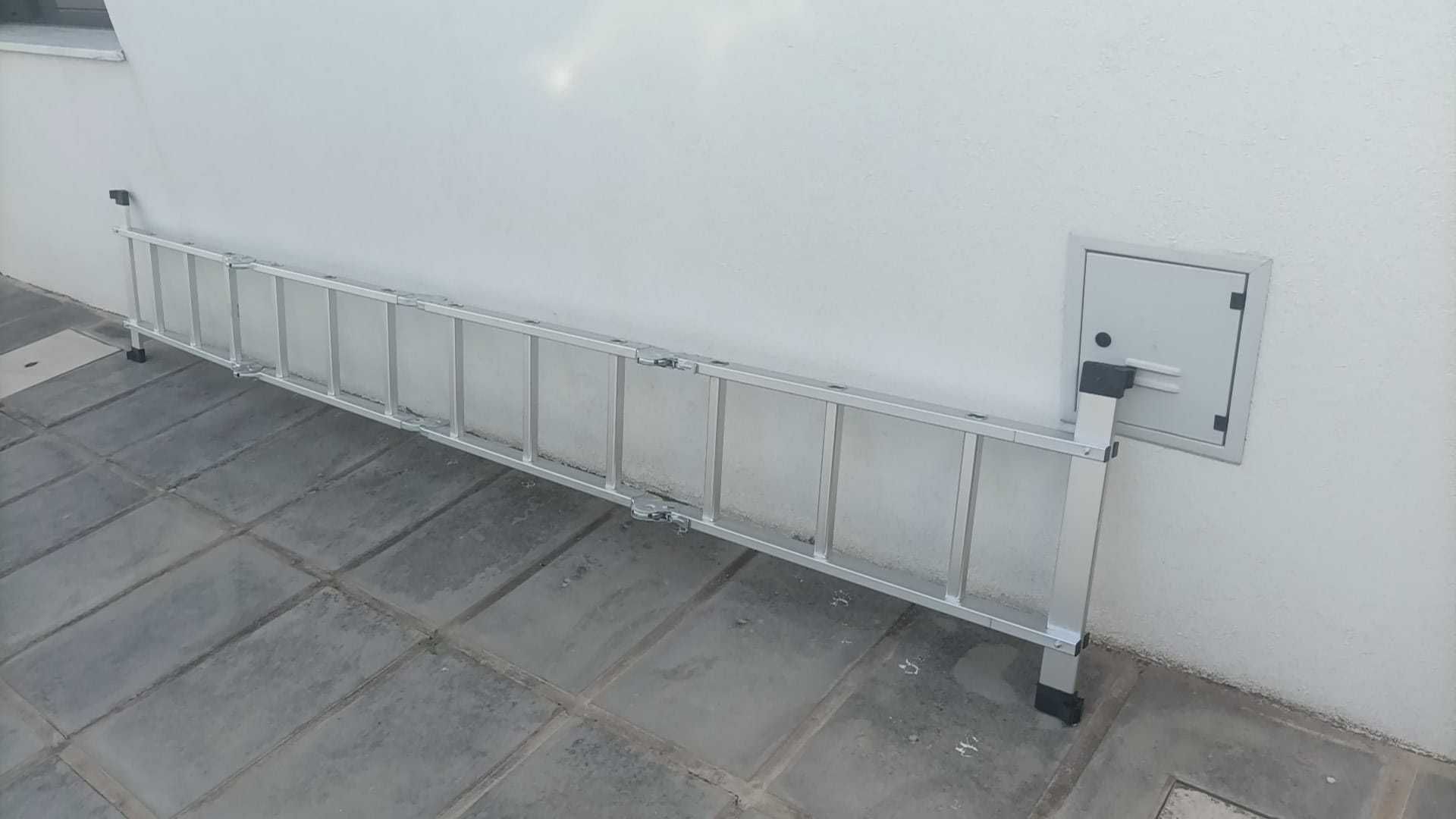 Escada articulada multifunções alumínio, 3 em1 – 3.7M