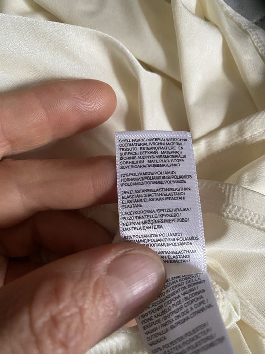 Seksowna koszulka nocna Esotiq – beżowa, rozmiar XL