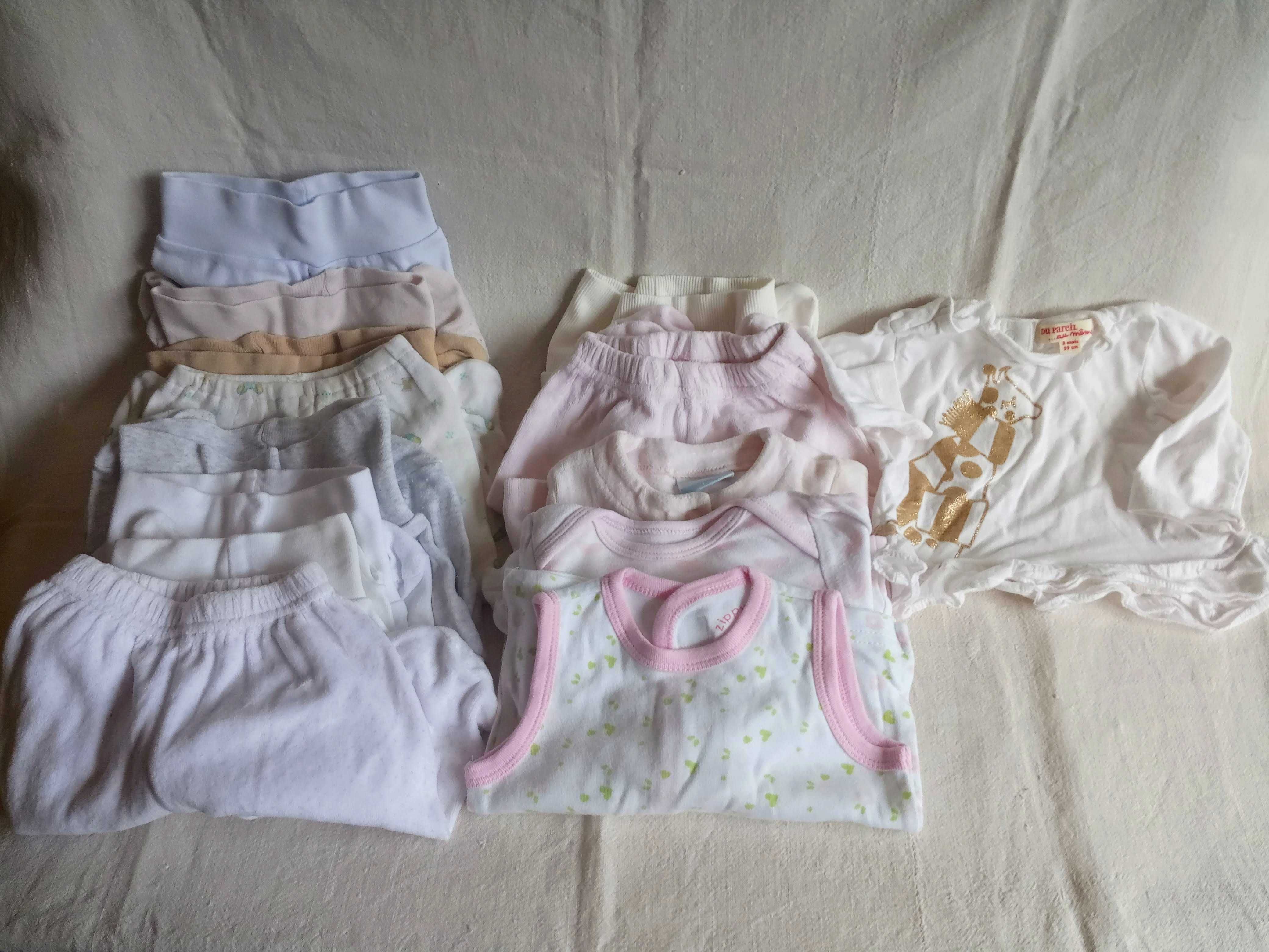 Roupa de bebé de 0 a 3 meses (72 peças)