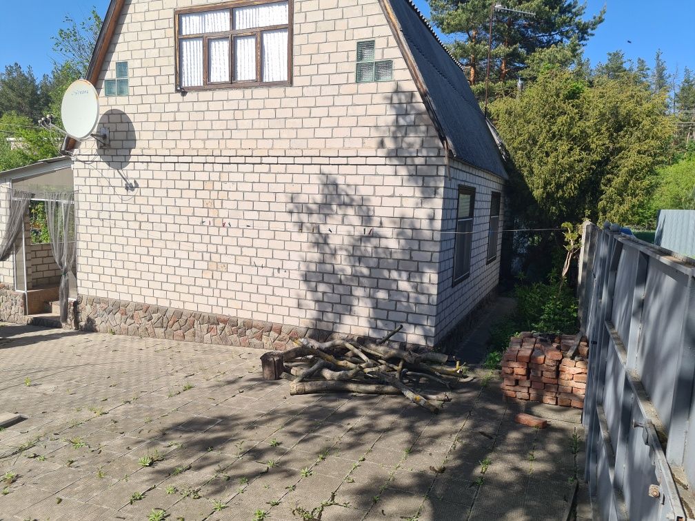 Дача  возле  леса