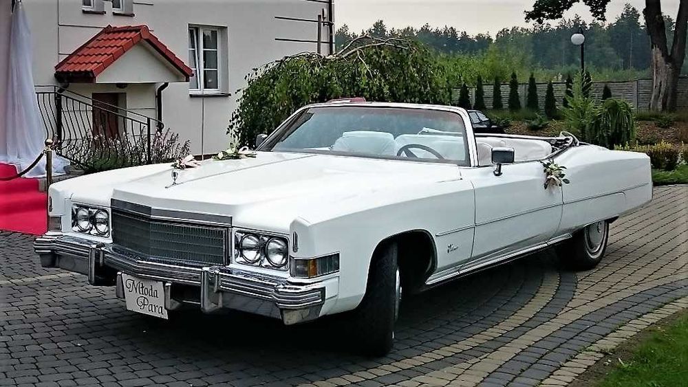 Cadillac Eldorado Cabrio 1974r. Samochód Do Ślubu Auto Na Wesele Inne