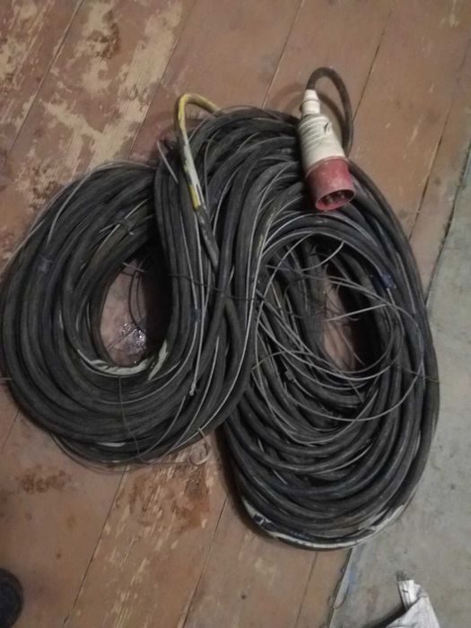 Кабель гумовий 4-х жильний б/у