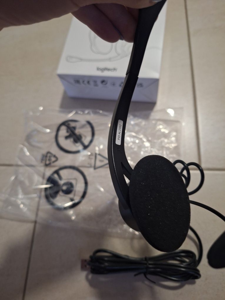 Nowe słuchawki Logitech 960 z mikrofon