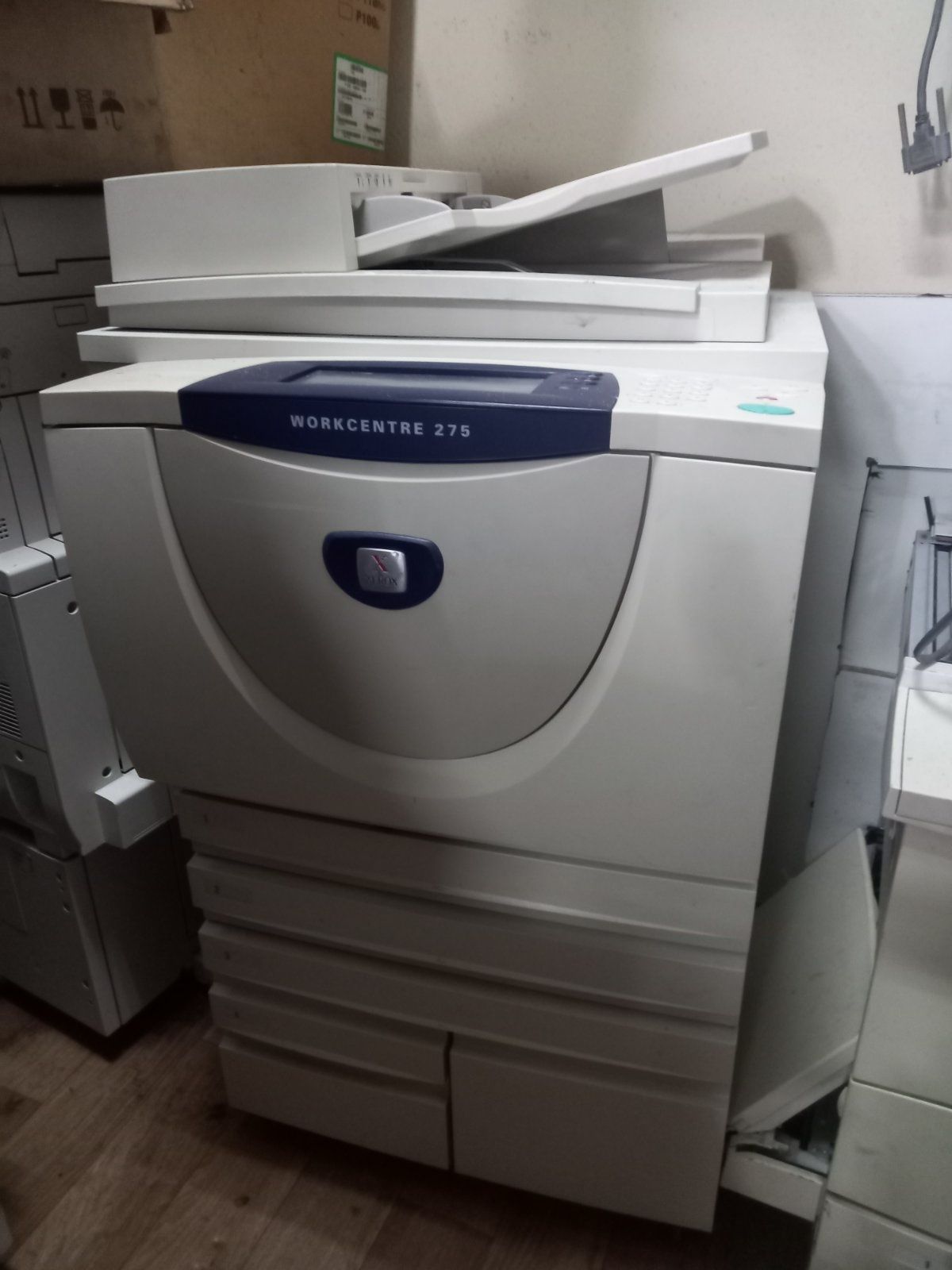 МФУ Xerox Work Center 275, на запчасти (ганяет черные листы)