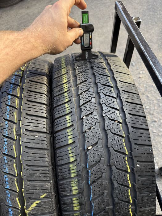 Шины БУ 215 65 R 16 C continental vancowinter зима грузовая