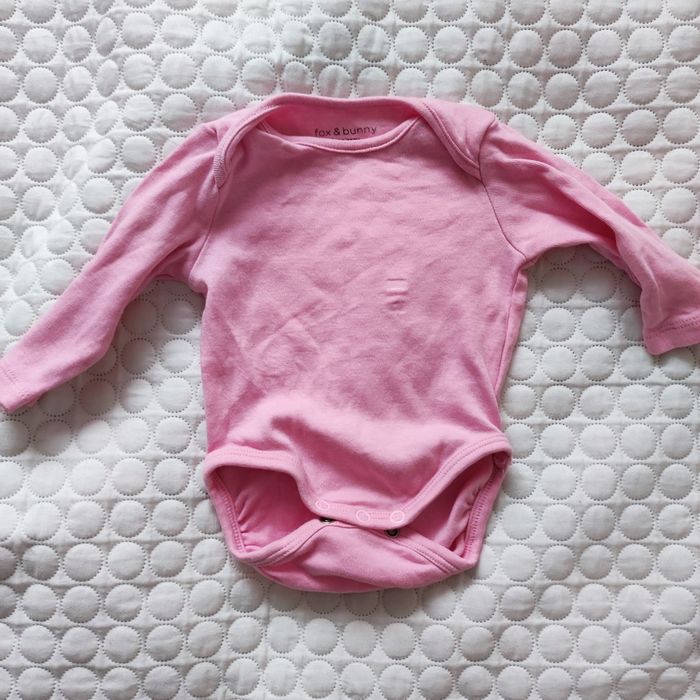 Różowe body dla dziewczynki 68