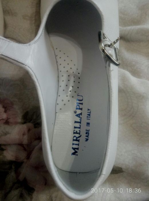 Новые кожаные итальянские туфли Mirella 33р-р, 21см стелька