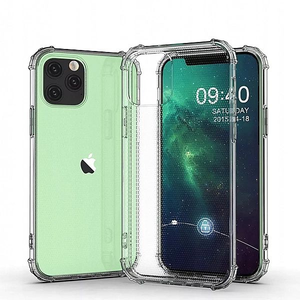 Etui Anti Shock Clear+ szkło do iPhone 12 / 12 Pro