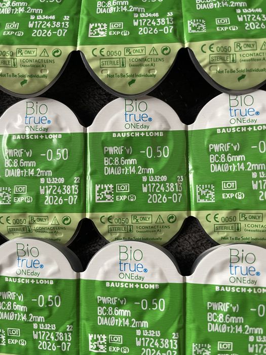 Однодені контакні лінзи