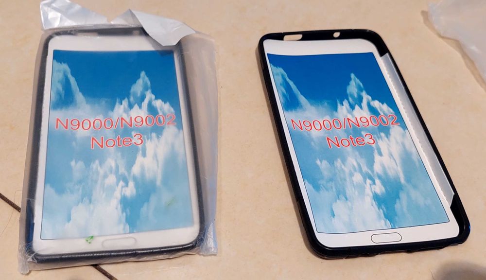 Samsung Galaxy Note 3 -szybka  2szt. etui
