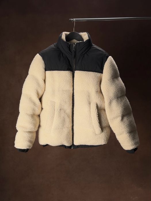 Зимовий пуховик тедді S