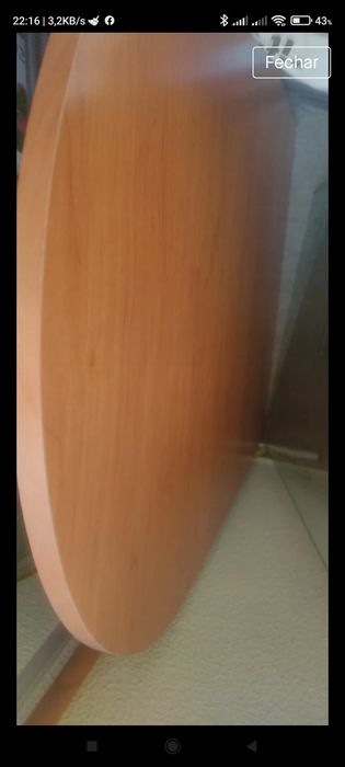 Espelho de quarto moldura de madeira cerejeira