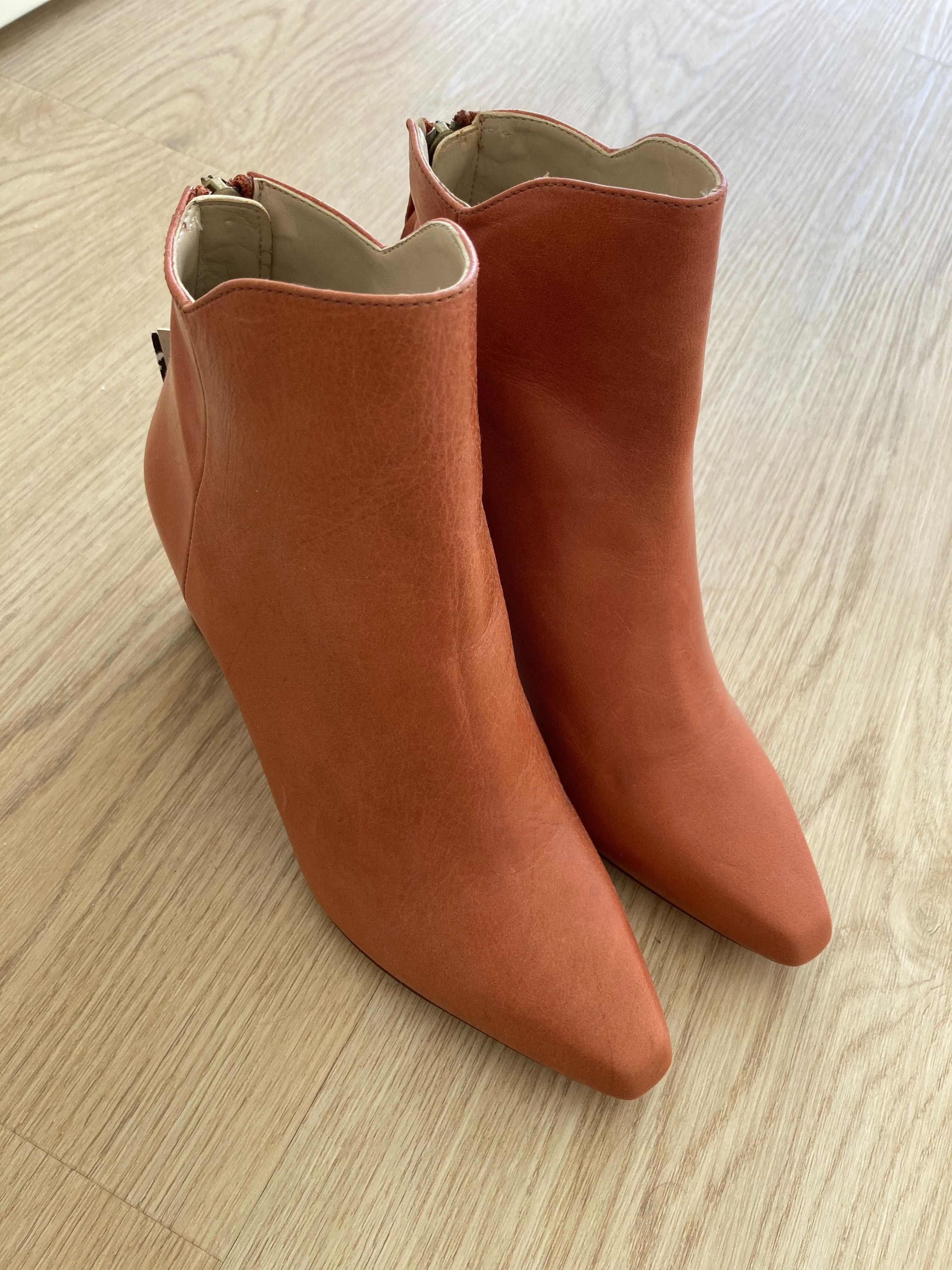 Botas de pele zara