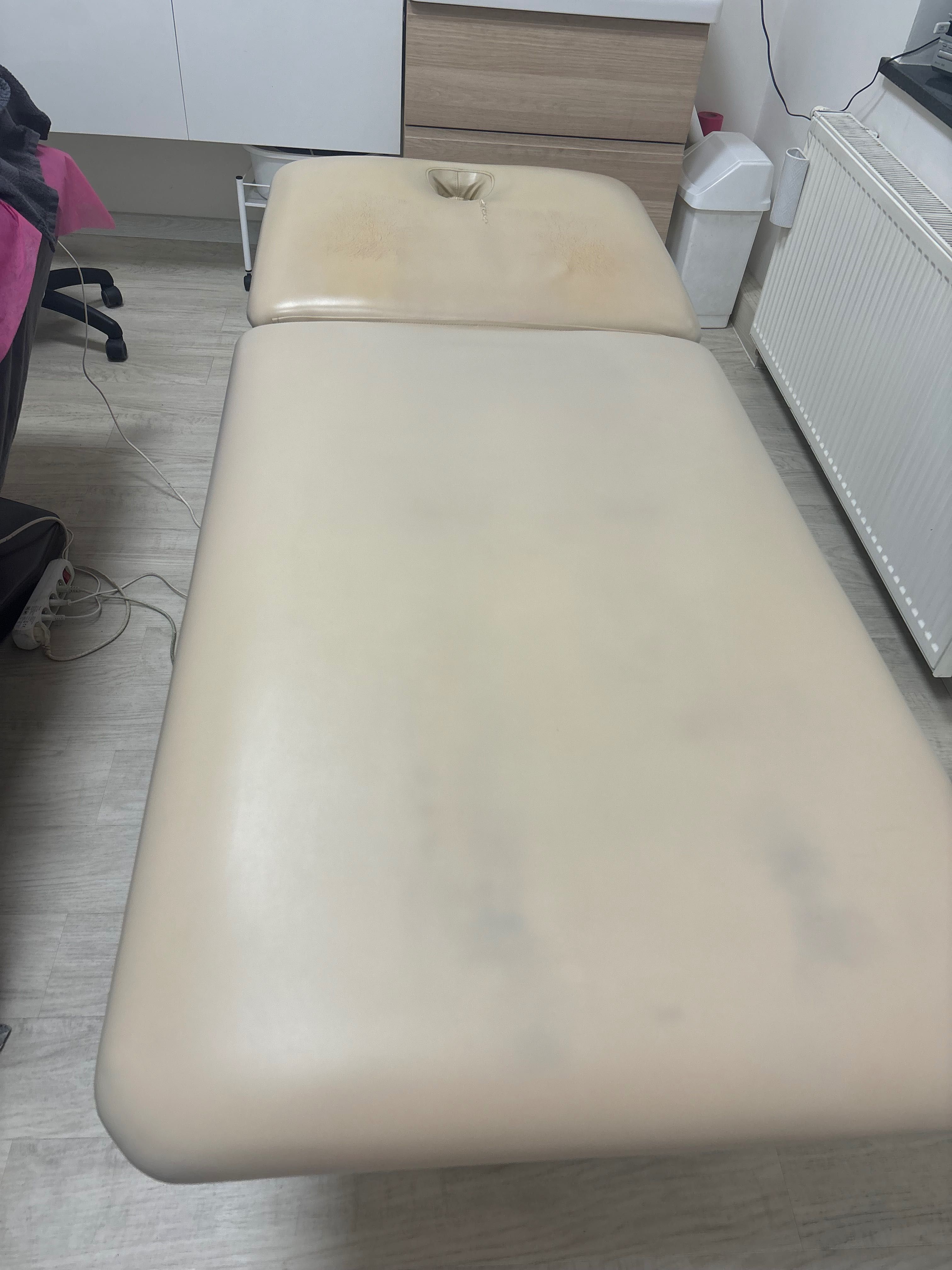 Elektryczne łóżko do masażu SPA – regulowane, stabilne – okazja!