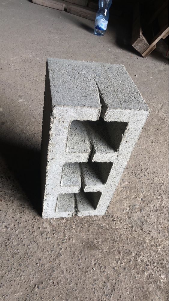 Блоки бетонні, відсів блок 12*19*39, 19*19*39, колотий блок