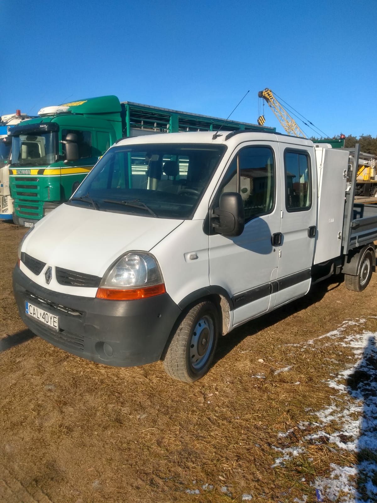 Renault Master 2,5 TDI 2007.Brygadówka, wywrot,skrz.narzędz.