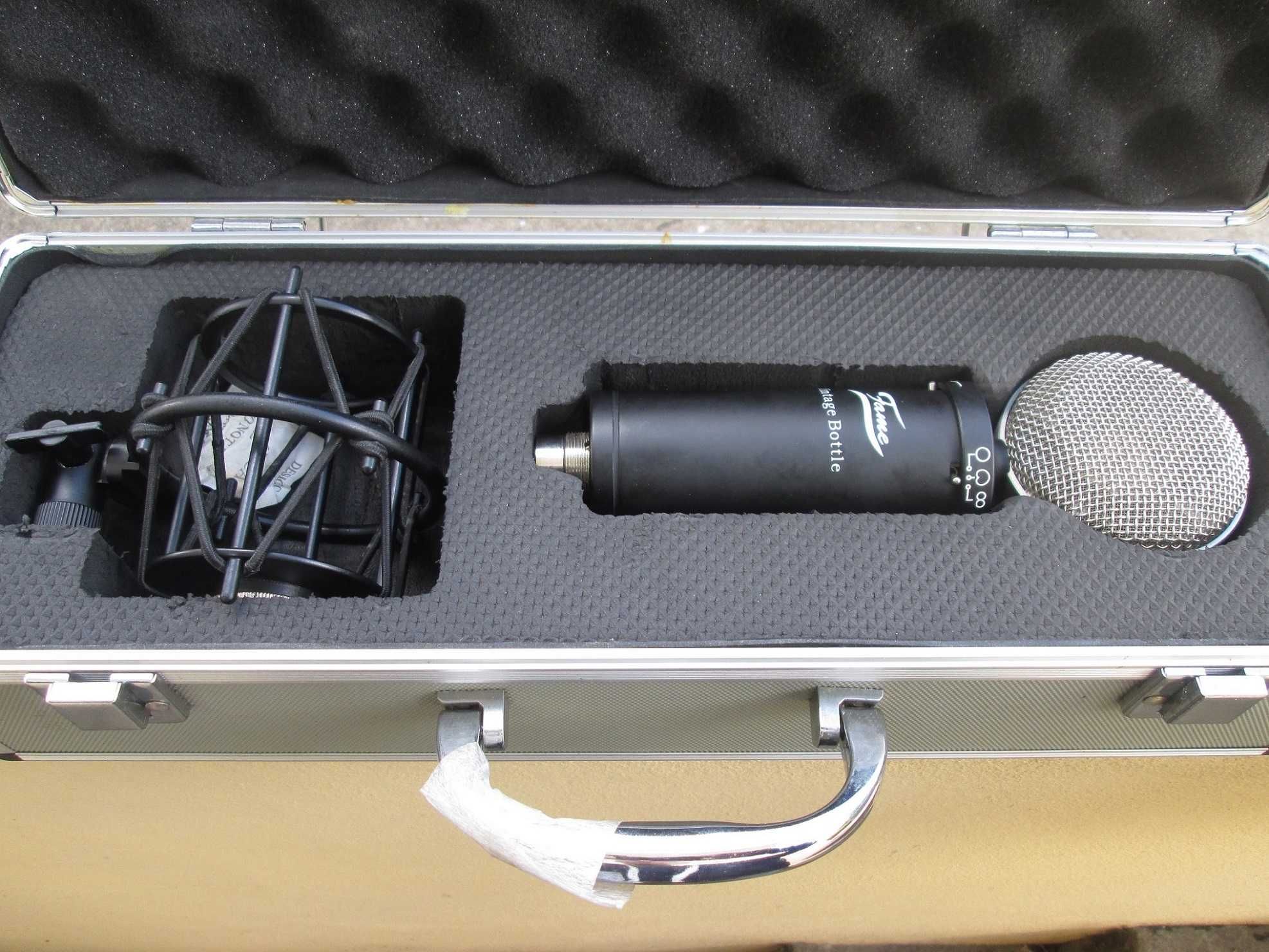 Microfone condensador Fame áudio vintage bottle
