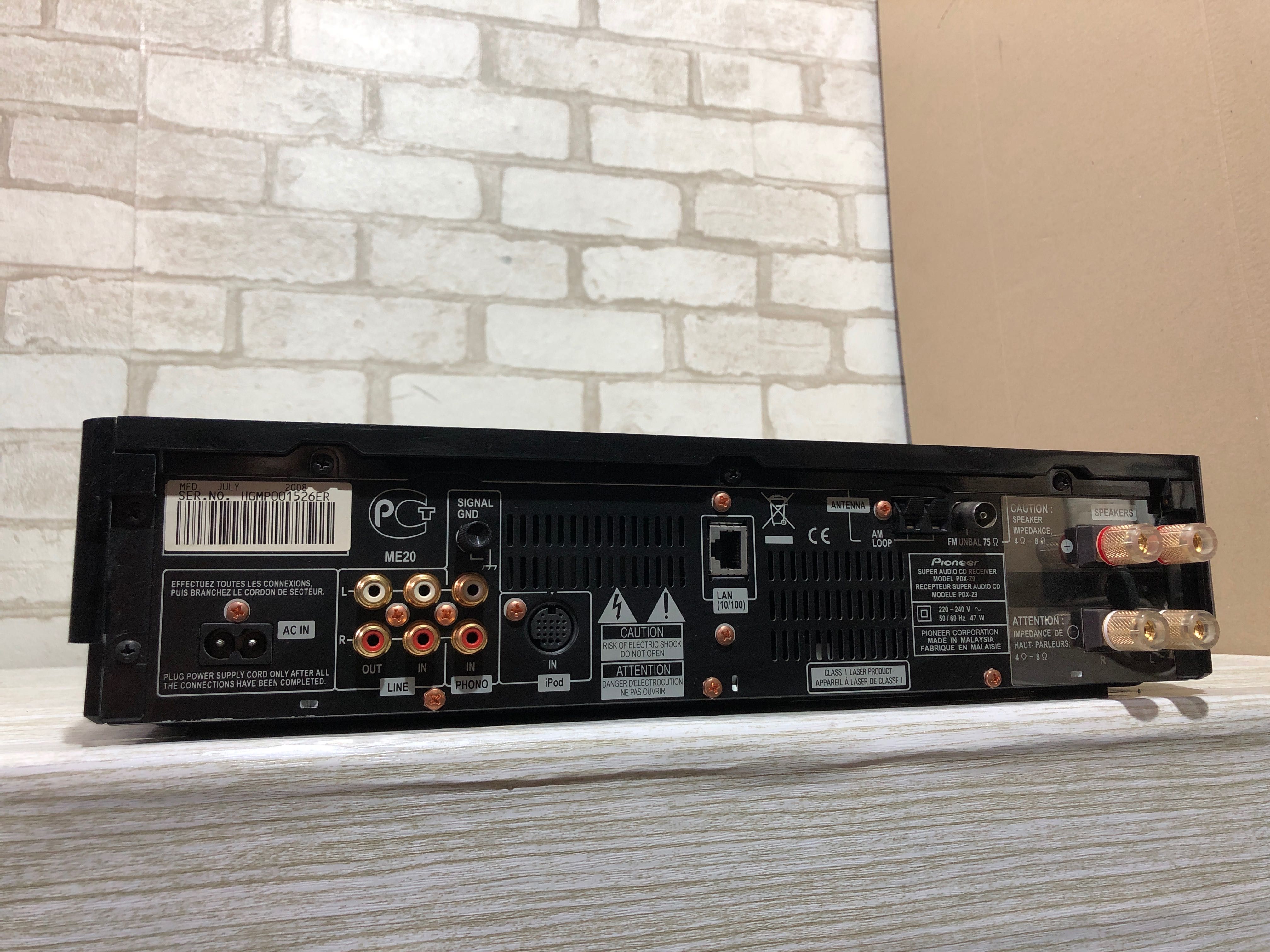 Топ ! CD ресивер/підсилювач Pioneer PDX-Z9 USB MP3 LAN