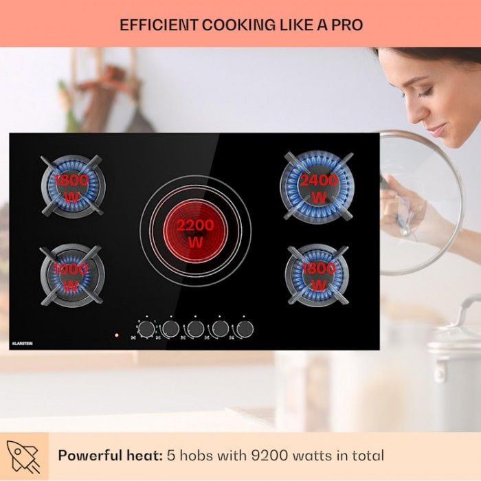 Комбінована варильна поверхня плита газова + електрична з Німеччини