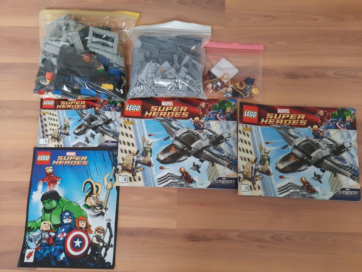 Lego Marvel Super Heroes |6869| Avengers Quinjet Aerial Battle