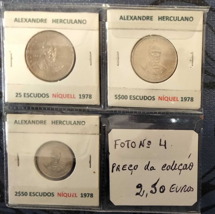 8 Séries de Moedas comemorativas portuguesas