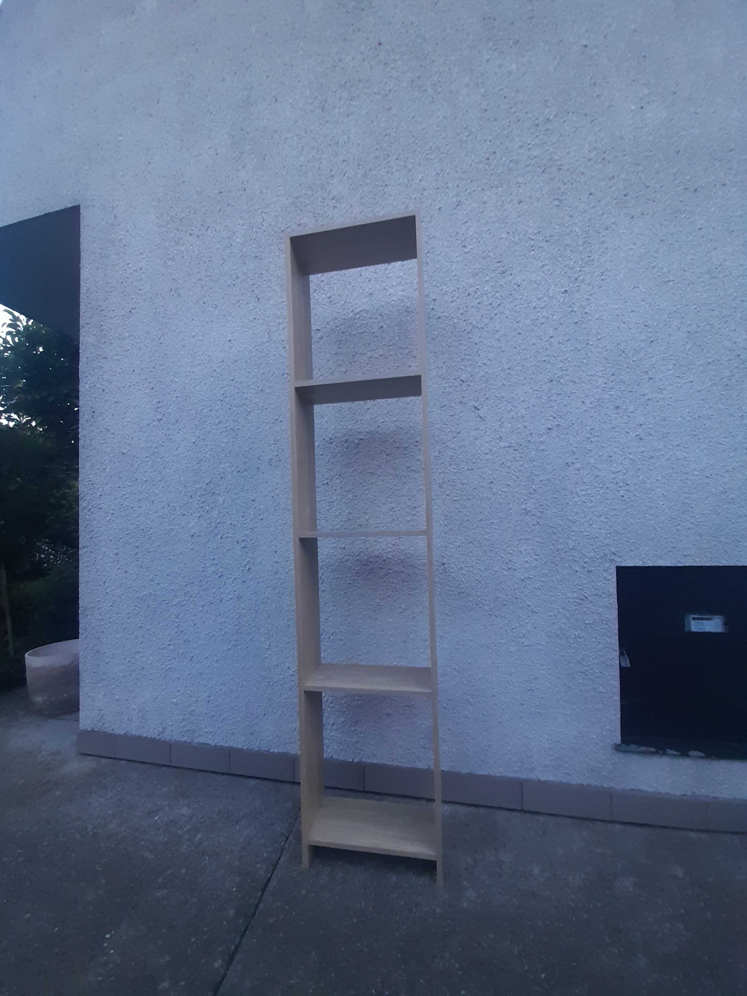 Regał półki otwarty dąb obustronny