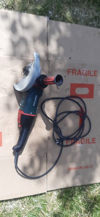 Szlifierka Ķatowa Metabo zestaw z tarcza i rączka