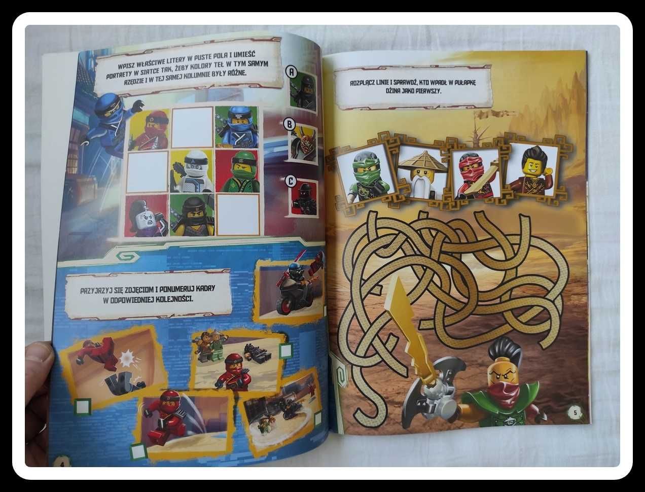 Lego - 2 gazetki z klockami NOWE Jurassic + Ninjago