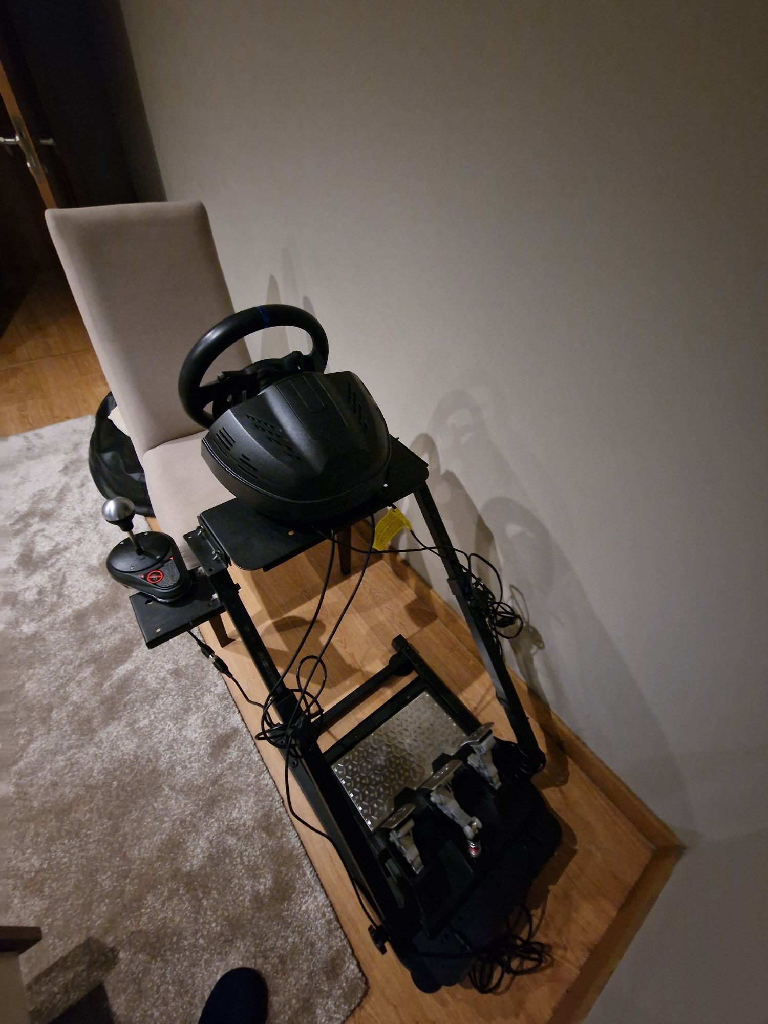 T300RS GT + TLCM pedais + TH8A caixa + base gt omega classic simulador