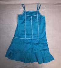 Sukienka Mini Niebieska