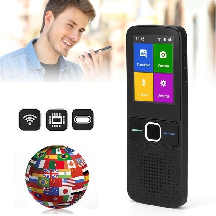 Перекладач Голосовой электронный переводчик SUNROZ T10 Translator в