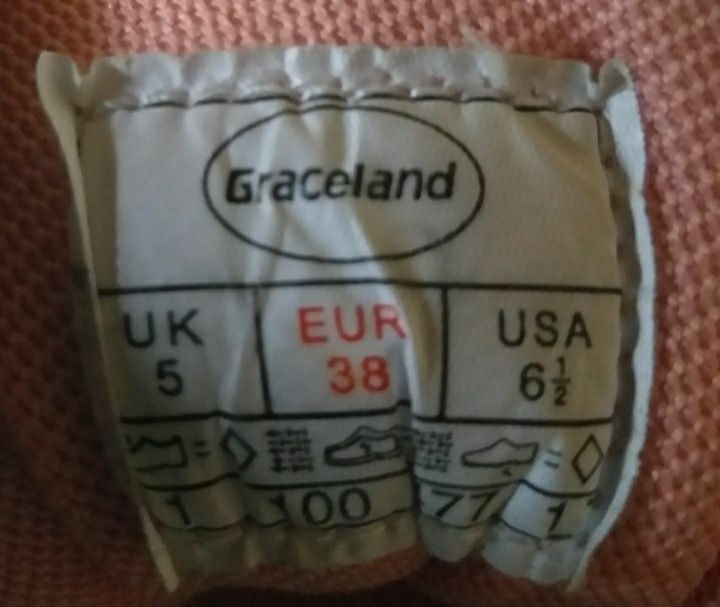 Buty GRACELAND , Rozmiar 38