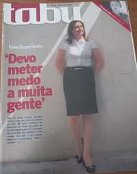 Fátima Campos Ferreira 2008 em capa de revista