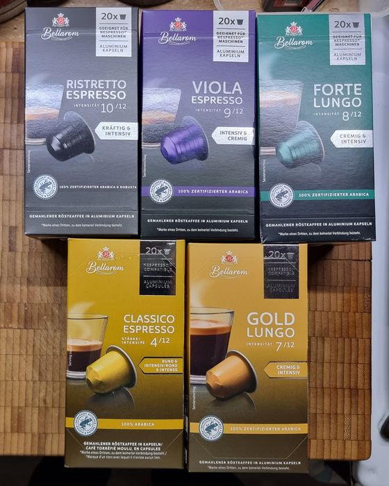 Кава Bellarom XXL 44 капсули в пачці, для Nespresso систем.