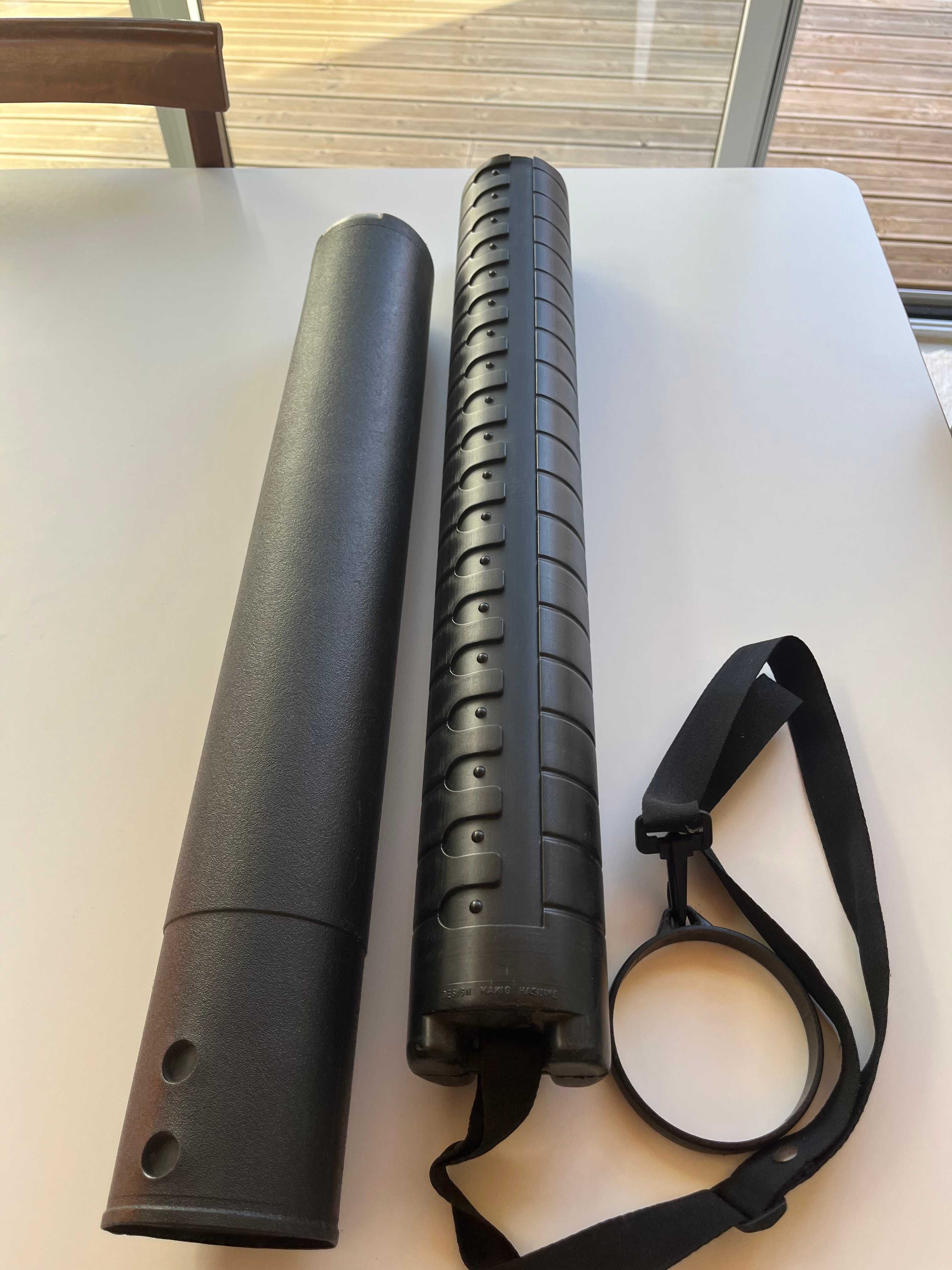 Tubo extensível para levar desenhos enrrolados