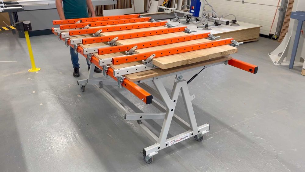 Prasa stolarska ściski stolarskie ściski kompensacyjne SKP1100 L2500