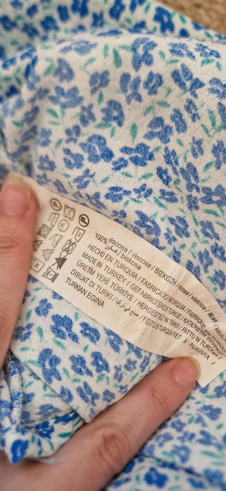 Letnia sukienka Pacific Republic w kwiaty rozm. M - 100% wiskoza, boho