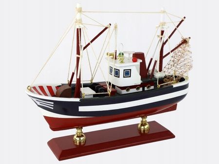 Statek Model Kolekcjonerski Drewniany Maszty