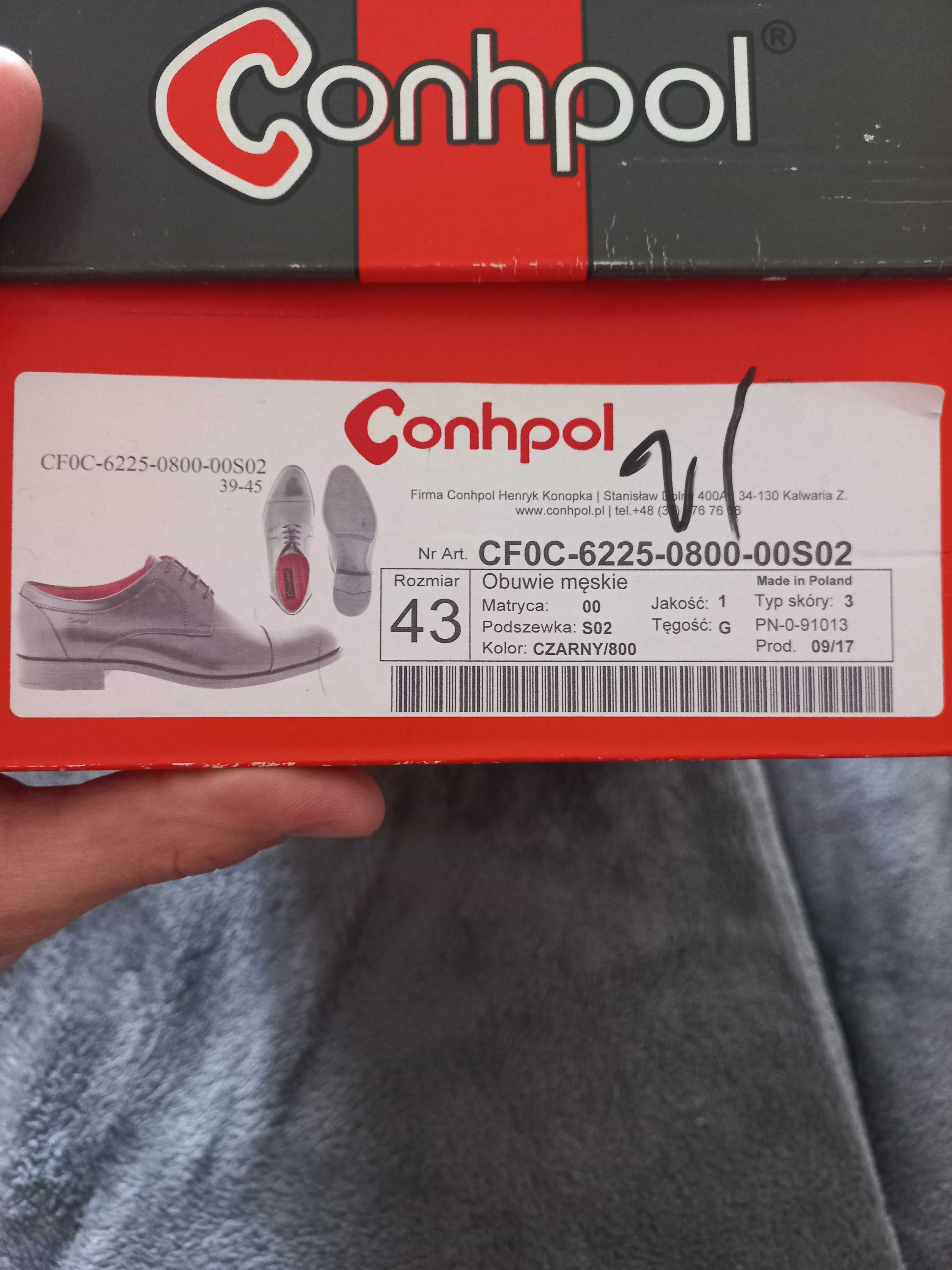 Туфлі чоловічі 43 розмір Conhpol