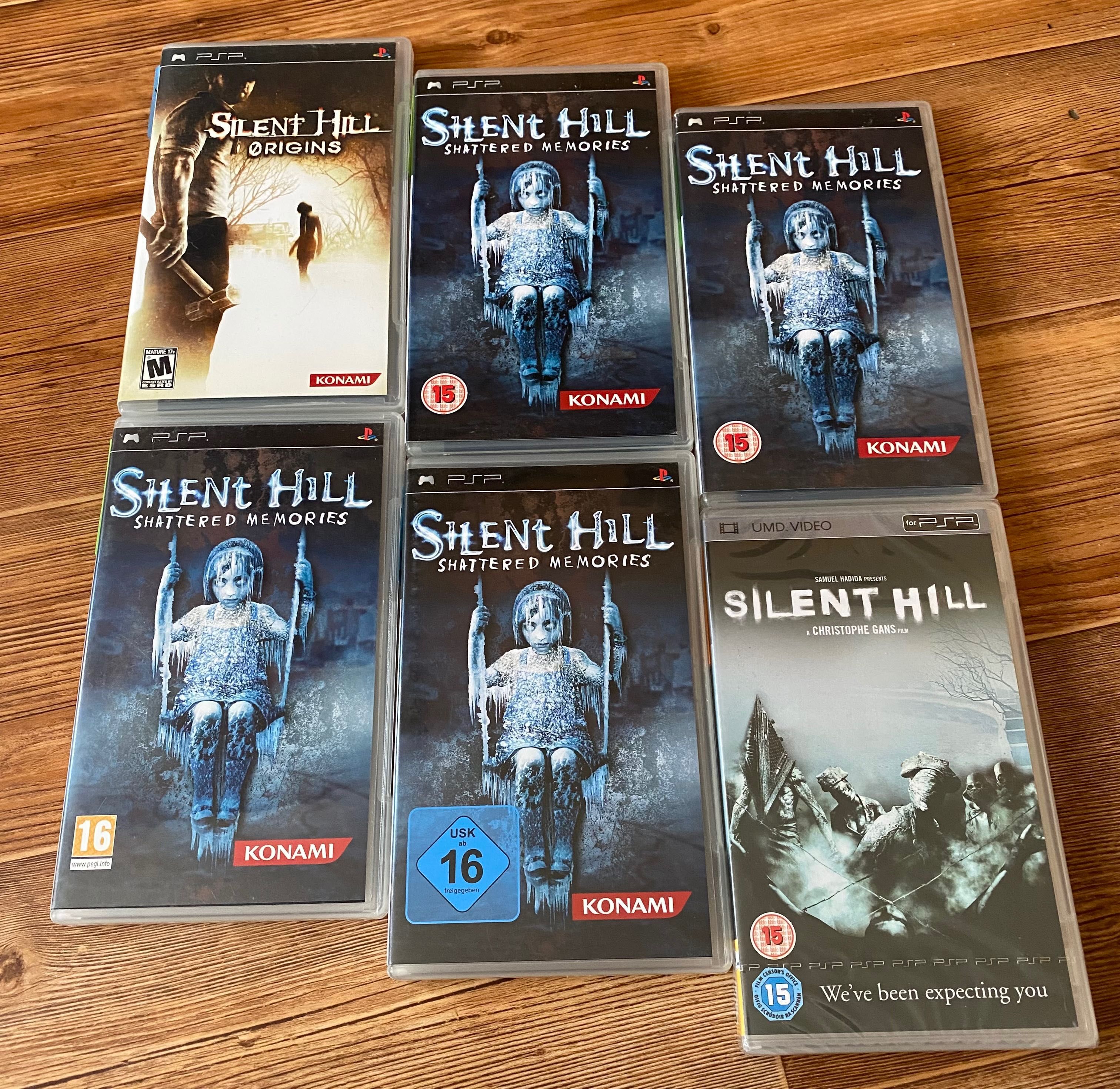 Sony PSP: Silent Hill, Manhunt, Metal Gear Solid, God of War
