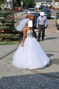 śliczna suknia ślubna SVAROWSKI
