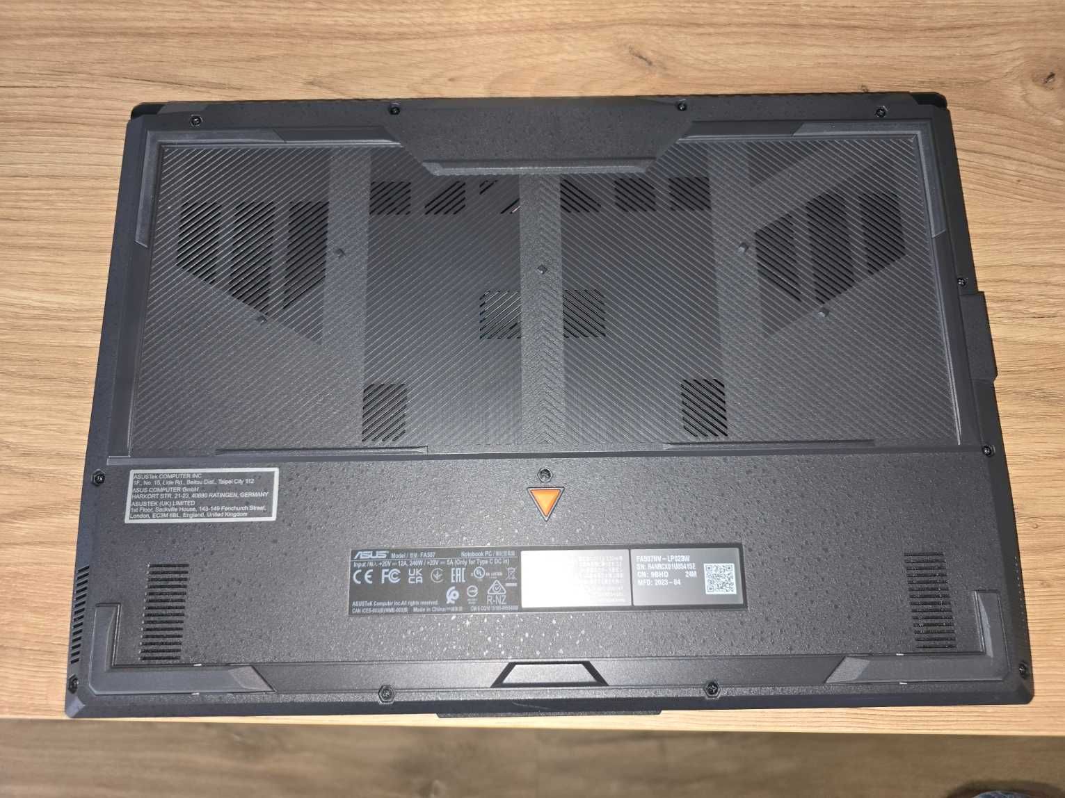 ASUS TUF A15 R7 7735HS RTX4060 16GB DDR5 2TB SSD