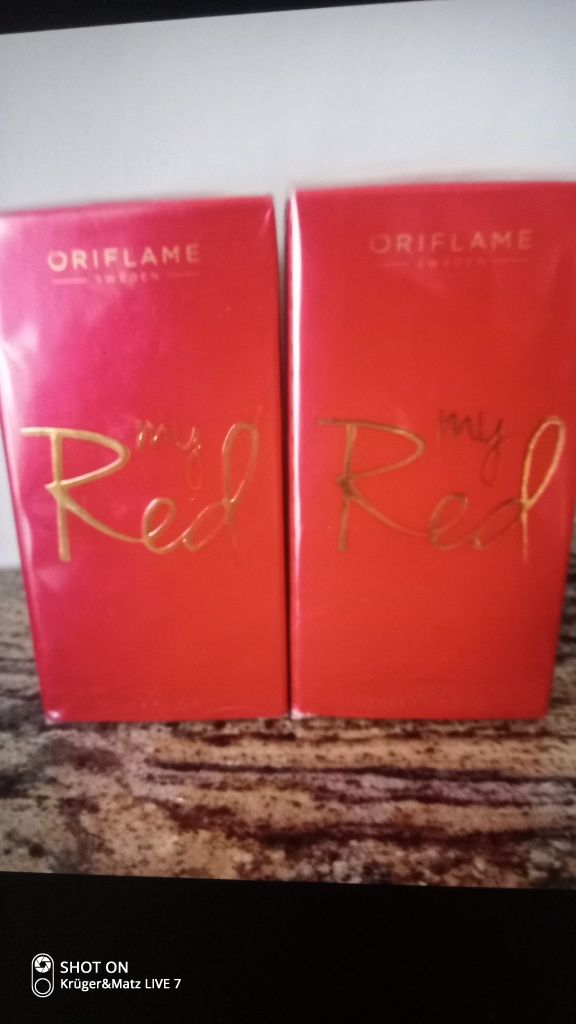 My Red Oriflame Unikat 2 sztuki