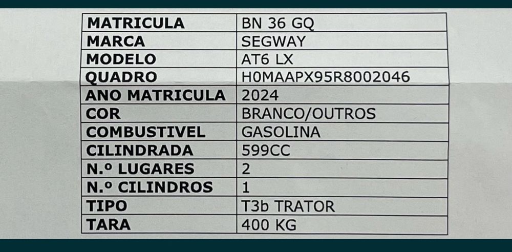 MOTO 4 SEGWAY SNARLER 600 Nova